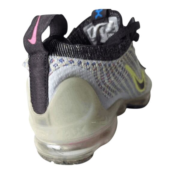 NIKE Air VaporMax 2022 Flyknit 'Volt Photo Blue' Running Shoes Size 5Y/W6.5 - Picture 11 of 14